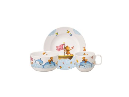 Detská jedálenská súprava “Happy as a Bear”, Set 3ks – Villeroy & Boch 1