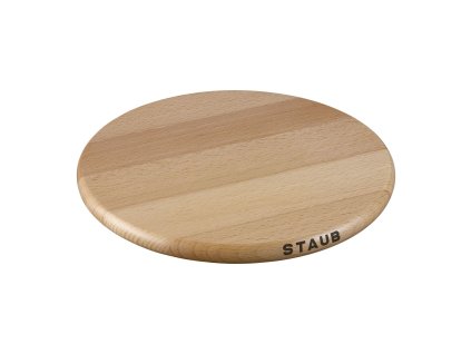 Okrúhla drevená magnetická podložka pod hrnce STAUB, Ø23cm 1
