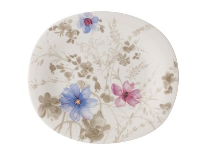 Oválny dezertný tanier Mariefleur Gris Basic, 23 cm – Villeroy & Boch 1