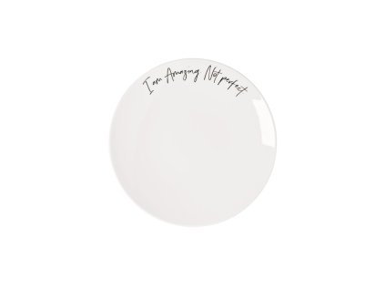 Raňajkový tanier Statement “I am amazing not perfect”, Ø 21 cm – Villeroy & Boch 1
