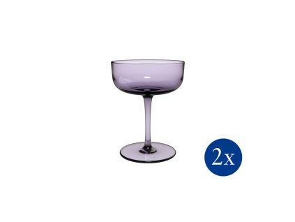 Sada pohárov na šampanské/dezertný pohár Like Glass Lavender, Set 2 ks – Villeroy & Boch 1