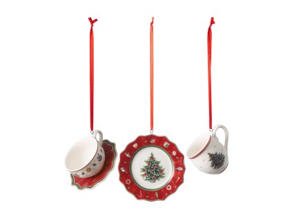 Sada vianočných dekorácií Toy’s Delight Decoration Ornaments, “Súprava riadu”, Set 3 ks – Villeroy & Boch 1