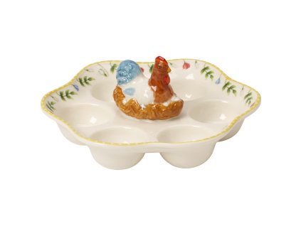 Tanier na vajíčka Spring Awakening Rooster & Hen, Ø 20 cm – Villeroy & Boch 1